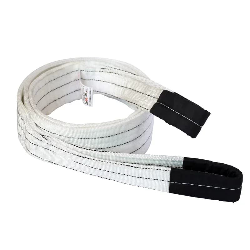 Heavy-Duty Polyester Lifting Sling | 1-2 Ton Capacity | Industrial-Grade Flat Hoist Belt - Thumbnail 3