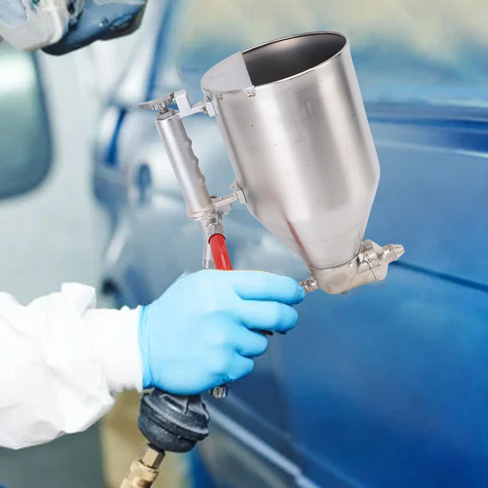 Steel Mortar Sprayer | 1/4 Inch Inlet | Exterior Wall Painting & Plastering - Thumbnail 4