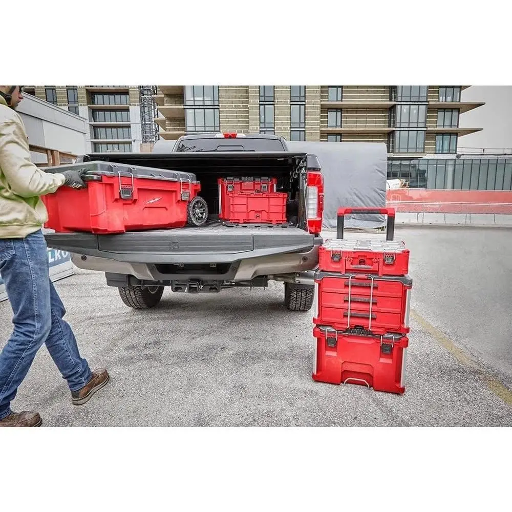 Milwaukee PACKOUT 3-Drawer Toolbox | Portable 48-22-8443 System | 16.3x22.2x14.3 in - Thumbnail 2
