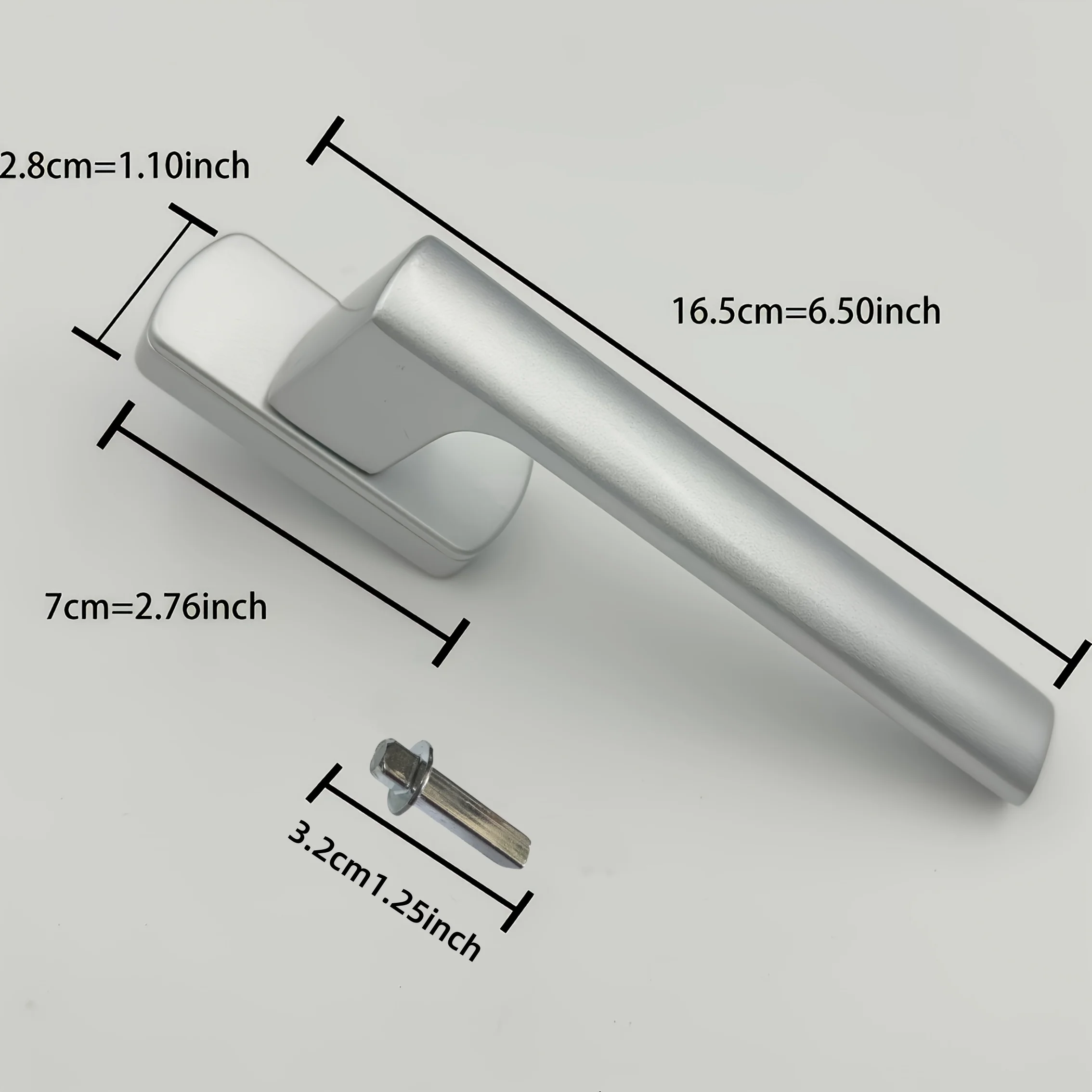 Alloy Window Handles | Durable Straight Handle System | Door & Window Accessories - Thumbnail 6
