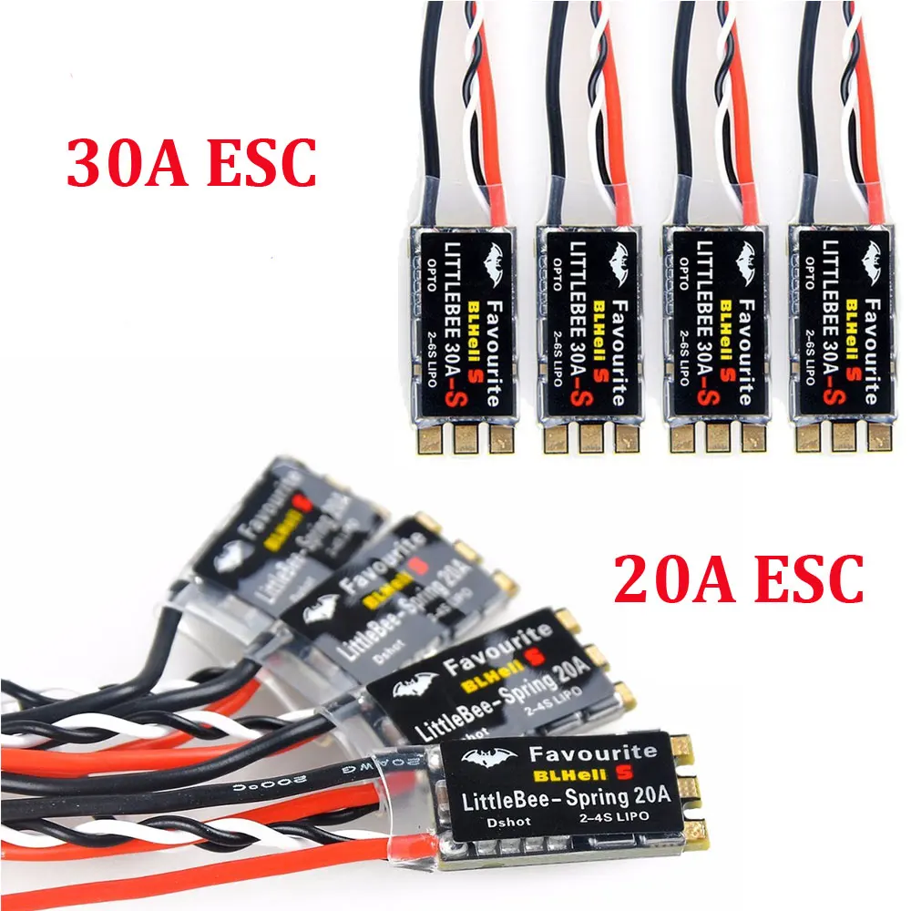 20A BLHeli_S ESC | DSHOT600 for FPV Racing Drones | 2-4S Voltage Support - Thumbnail 2