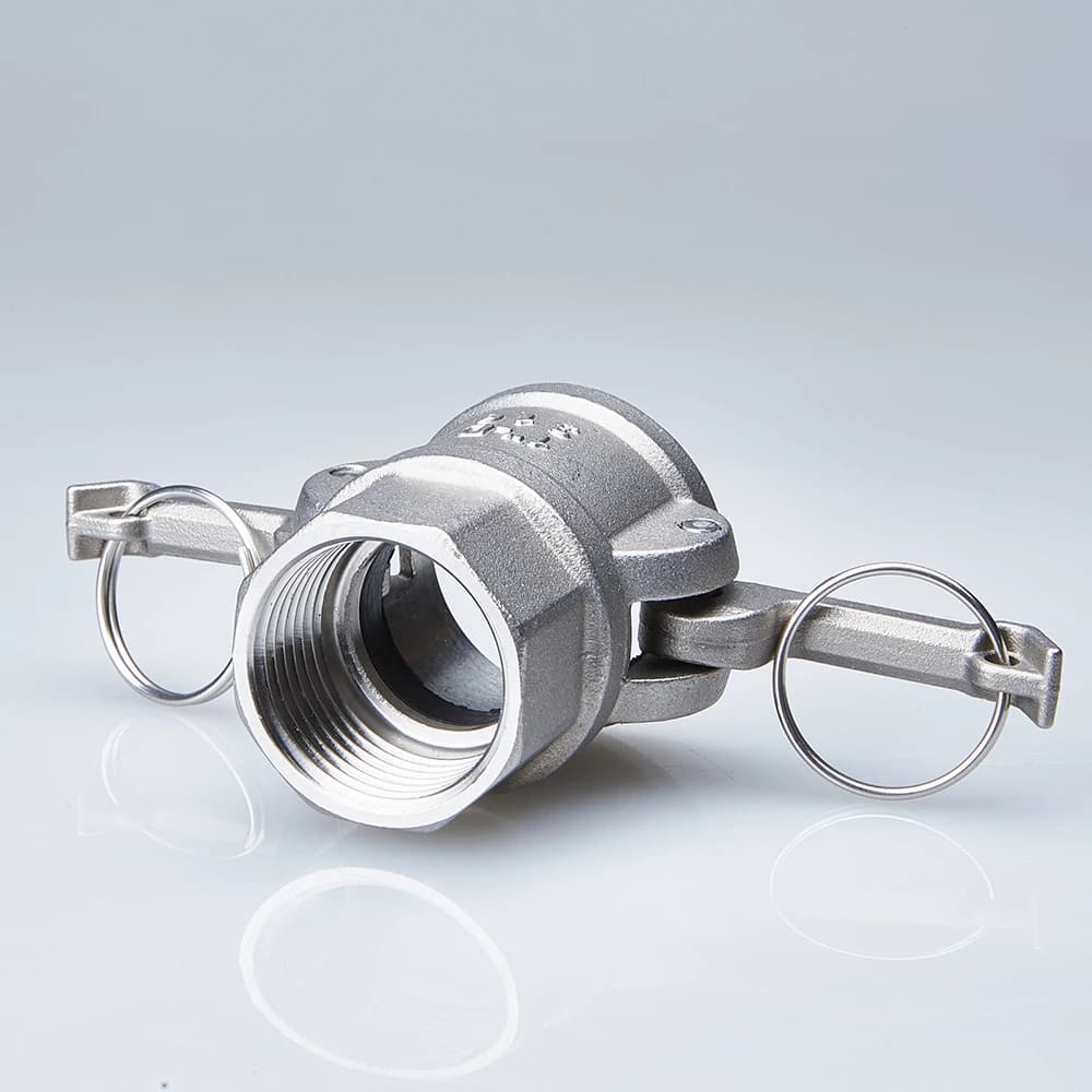 D-Type Quick-Connect Pipe Fitting | Stainless Steel Garden Hose Adapter - Thumbnail 3