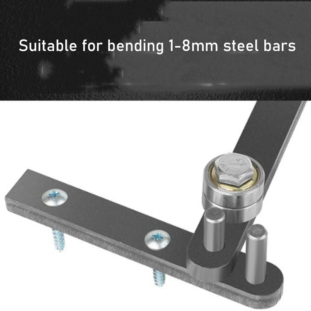 Manual Pipe Bender | Desktop Workbench Tool for Rebar & Conduit | Adjustable Lever - Thumbnail 3
