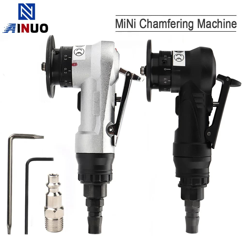 Pneumatic Deburring Tool | 30000 RPM | Adjustable Depth & Angle for Metal Finishing - Thumbnail 2