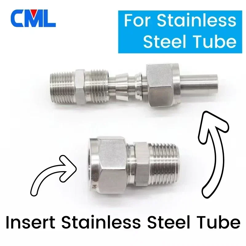 Stainless Steel Compression Fittings | 6mm to 12mm Tube | 1/8 NPT - Thumbnail 3