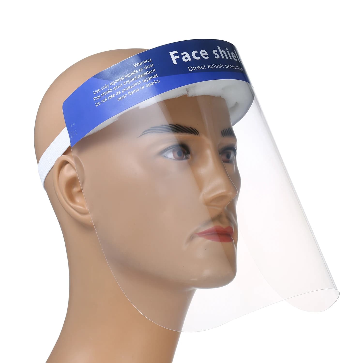 Full Face Shield | 10-Pack | Splash-Resistant Transparent Visor for Safety Protection - Thumbnail 4