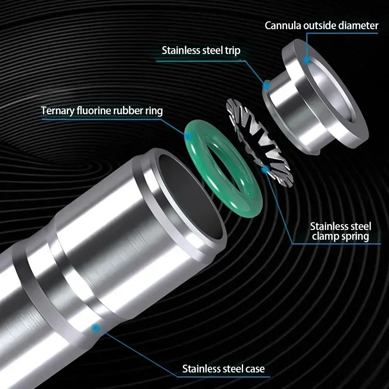 Pneumatic Quick-Connect Fittings | 304 Stainless Steel | 4-10mm Sizes | Air Compressor & Hydraulic - Thumbnail 4