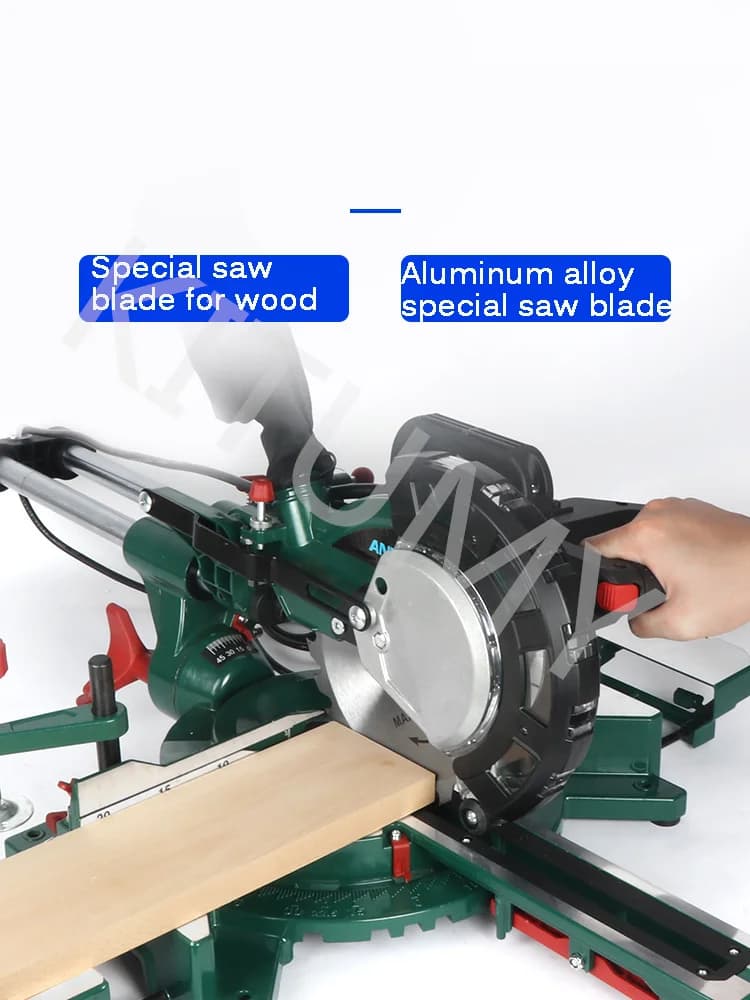Miter Saw for Aluminum Cutting | Heavy-Duty Electric Power Tool | 220V - Thumbnail 6