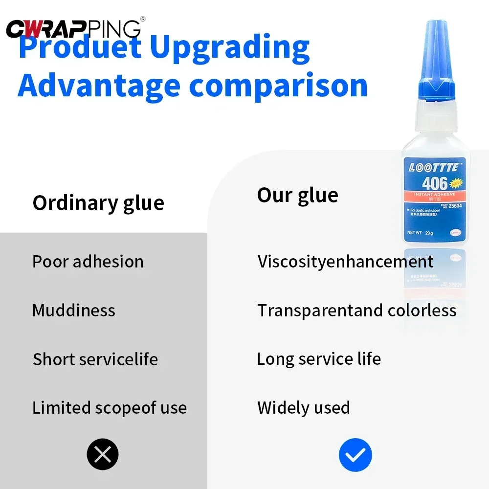 Professional-Grade Instant Adhesive | 20g Multi-Surface Bonding Glue for Metal, Wood, Plastic & Glass - Thumbnail 6
