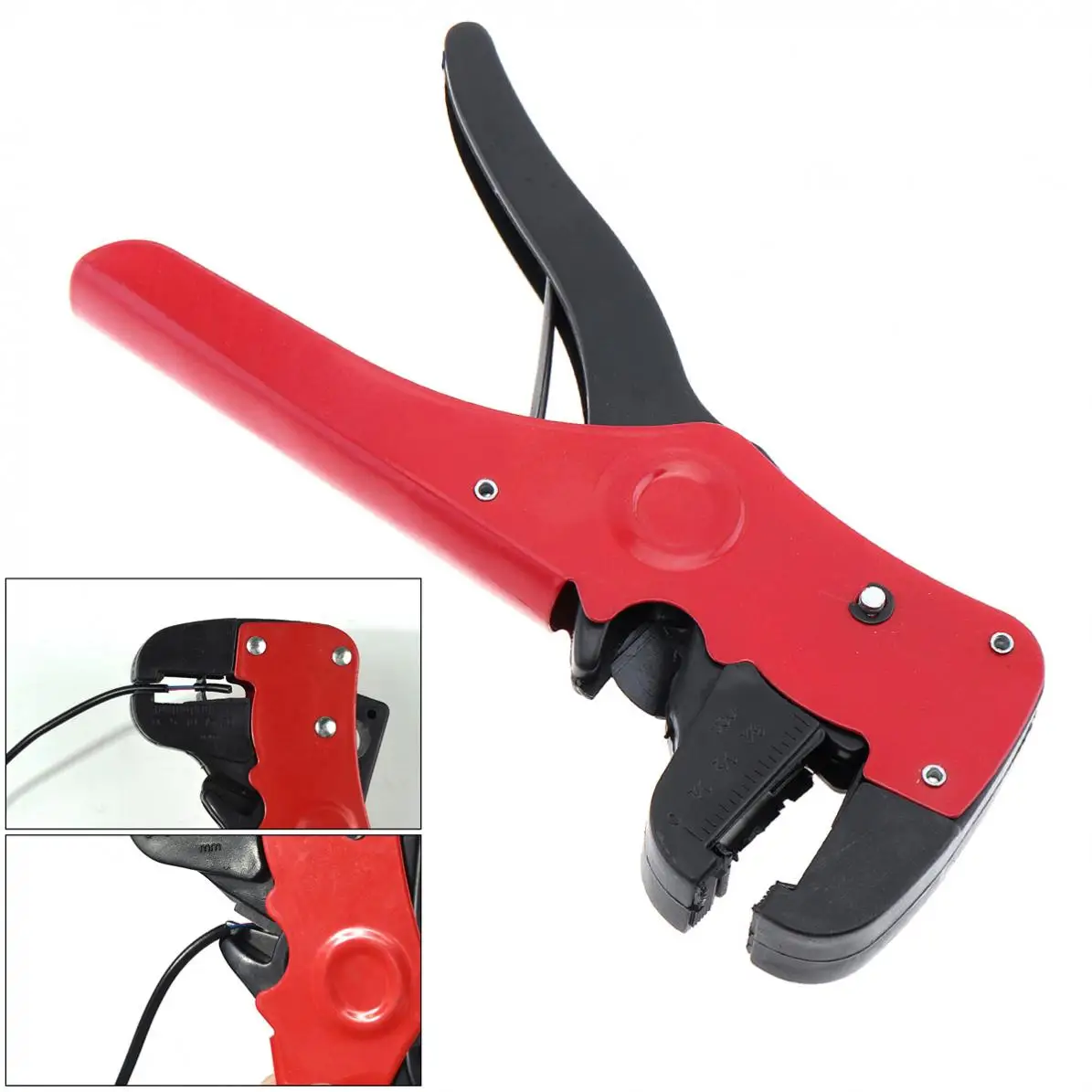 Wire Stripper & Crimper Tool | Precision Cable Cutter with Reset Spring | Portable Multifunction - Thumbnail 2