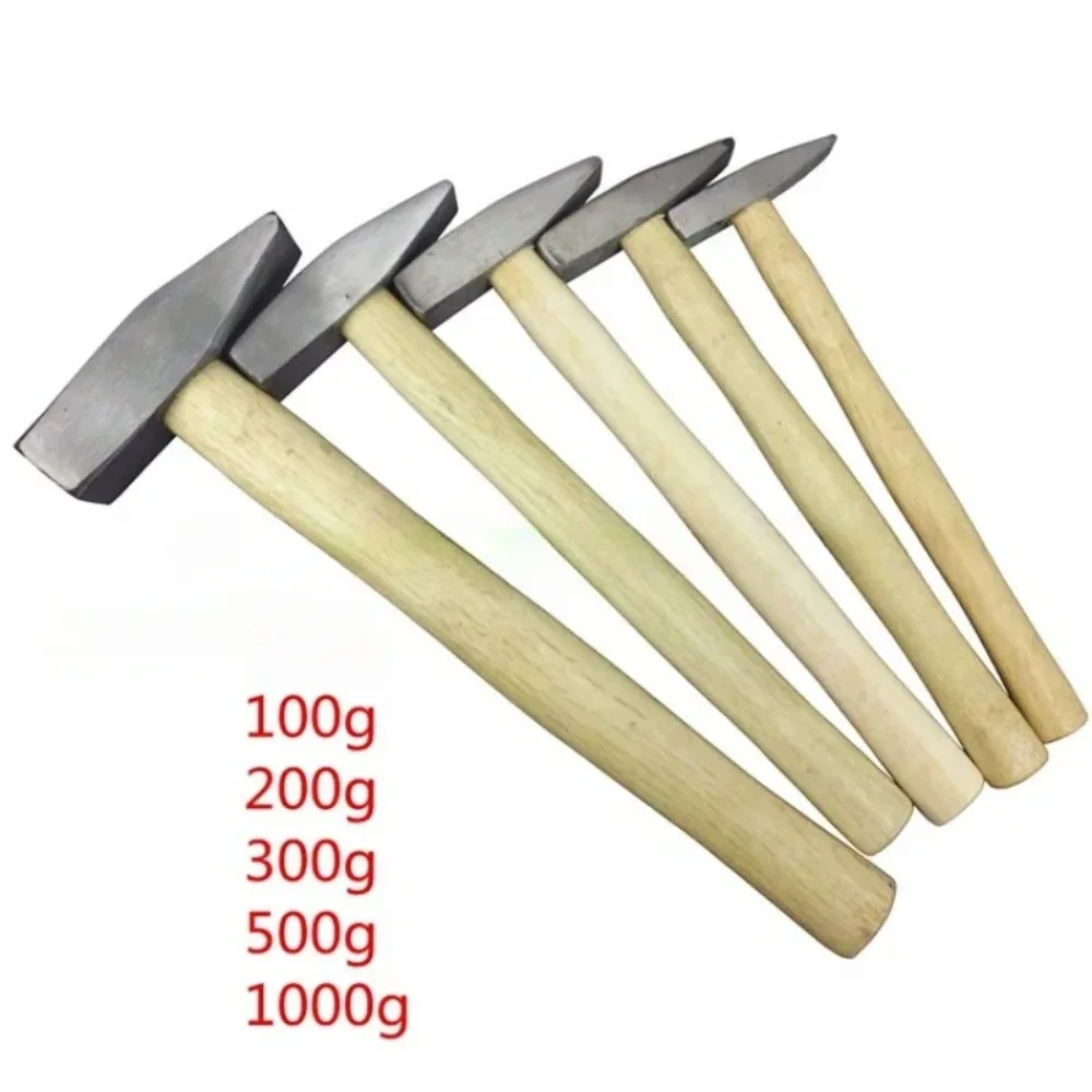 Steel Camping Hammer | Solid Wood Handle & Quick-Release Head | Multifunctional Outdoor Survival Tool - Thumbnail 5