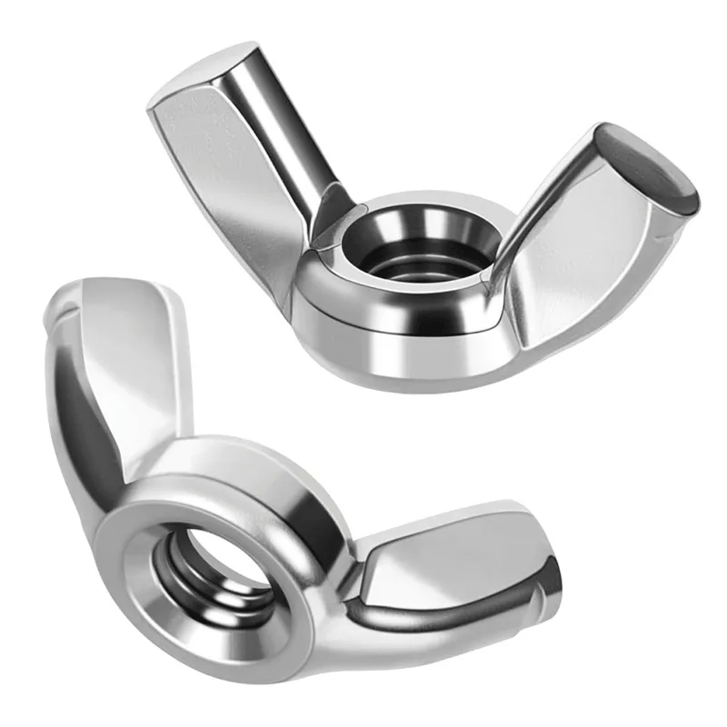 304 Stainless Steel Wing Nuts | Hand-Tighten Butterfly Nuts | M3-M12 DIN315 - Thumbnail 5