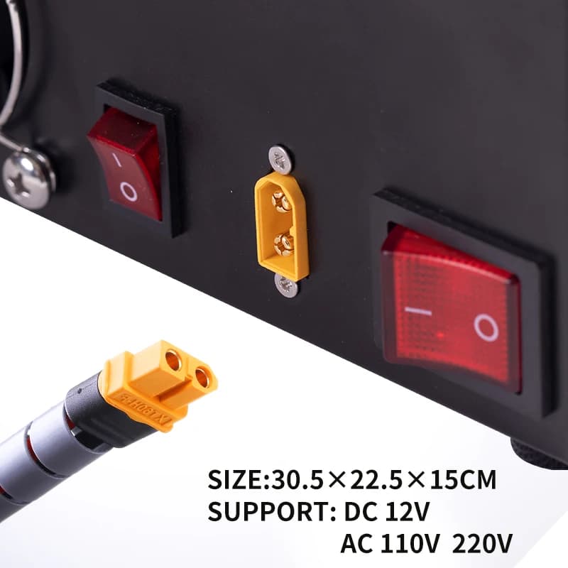 12V PCP Air Compressor | 4500psi High-Pressure Pump | 110V/220V Dual Voltage - Thumbnail 6