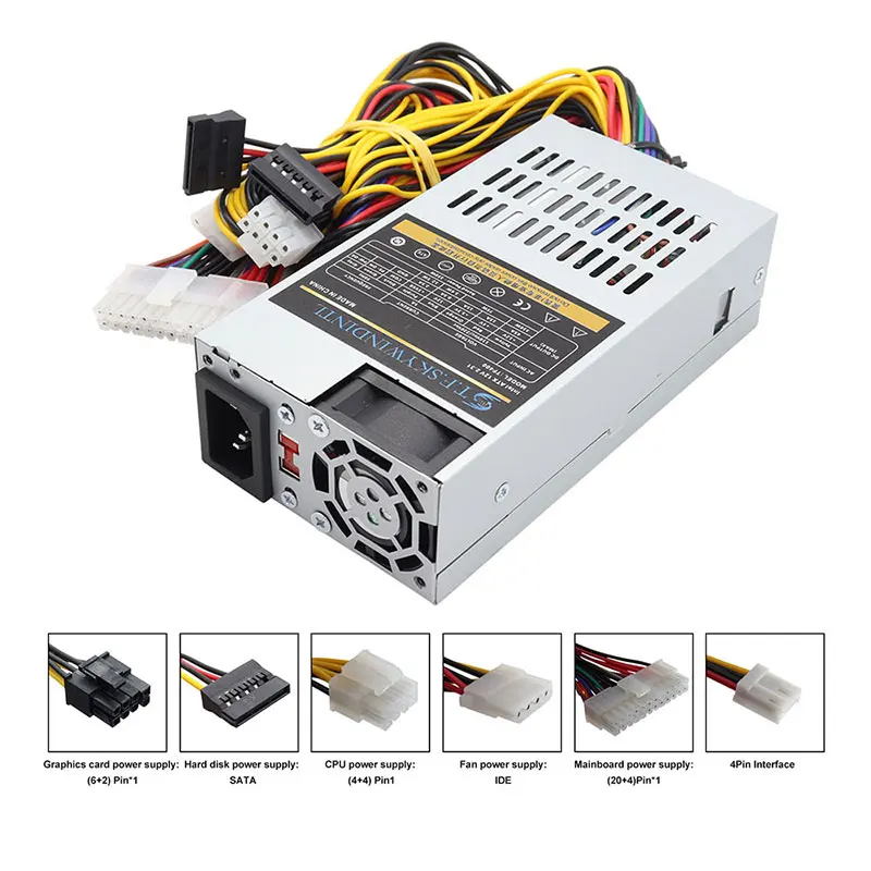 300W Flex ATX PSU | 110-220V Auto-Switch | Premium Power Supply for Mini-ITX & Small Form Factor PCs - Thumbnail 3