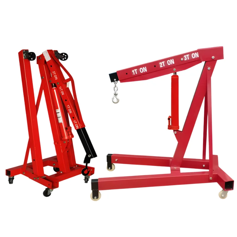 2-Ton Hydraulic Shop Crane | Heavy-Duty Engine Hoist & Cherry Picker - Thumbnail 5