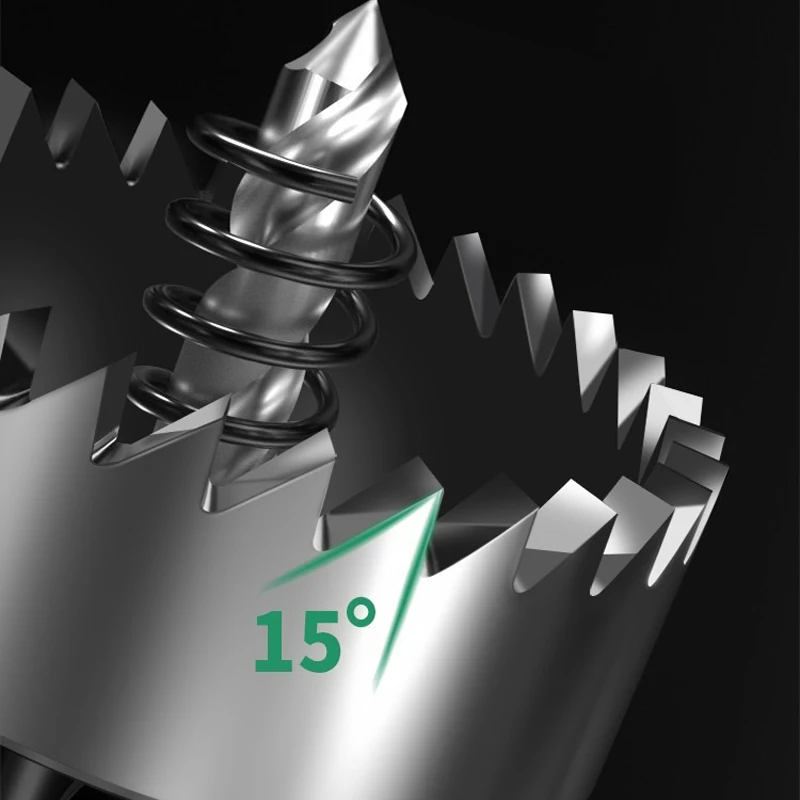Hole Saw Kit | 12-100mm Heavy-Duty Bi-Metal Cutters | For Steel, Wood & Plastic - Thumbnail 4