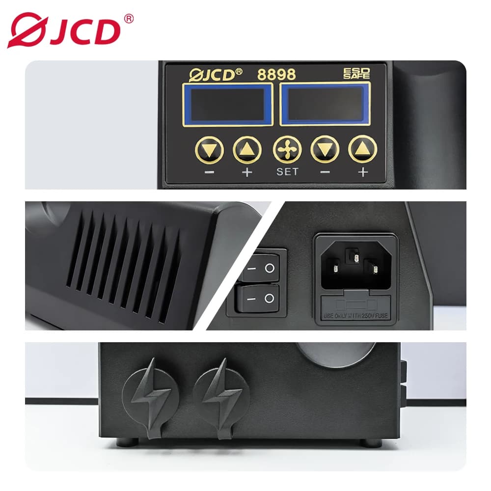 750W Soldering Station | Digital LCD Display | BGA & SMD Rework for PCB & Phone Repair - Thumbnail 7