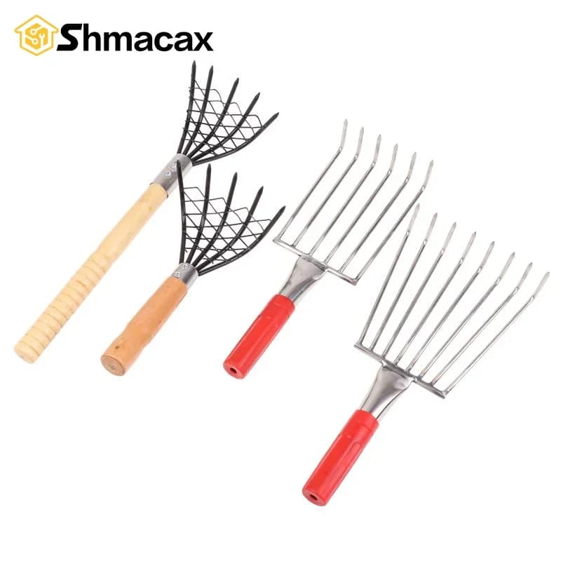 Multifunctional Rake | Beach Clam & Seafood Shell Collector | Garden Farm Digging Tool - Thumbnail 5