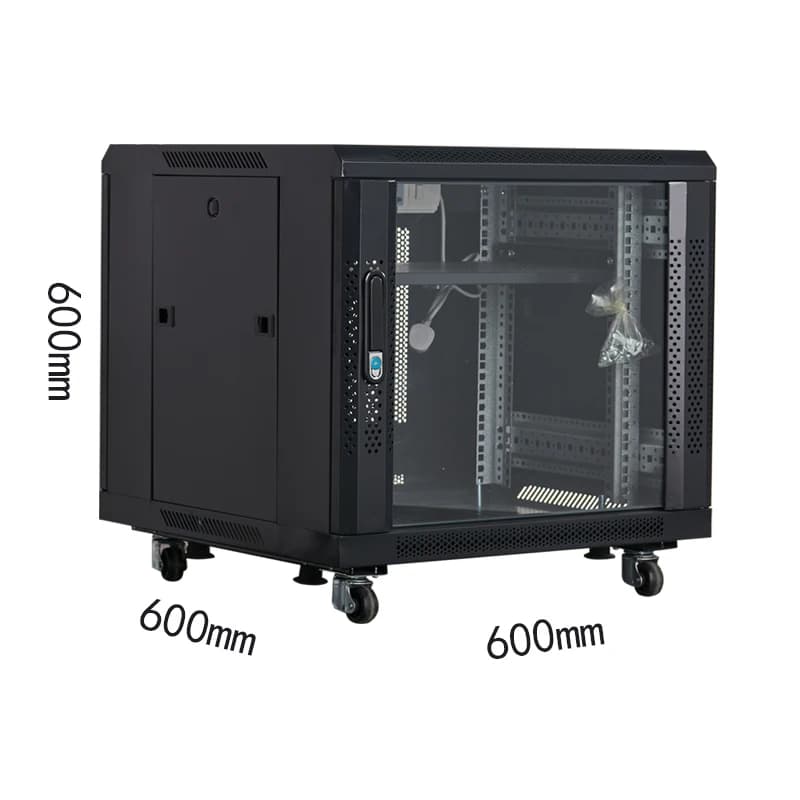 19-Inch Server Rack Chassis | Heavy-Duty Network Enclosure | IT Infrastructure Cabinet - Thumbnail 2