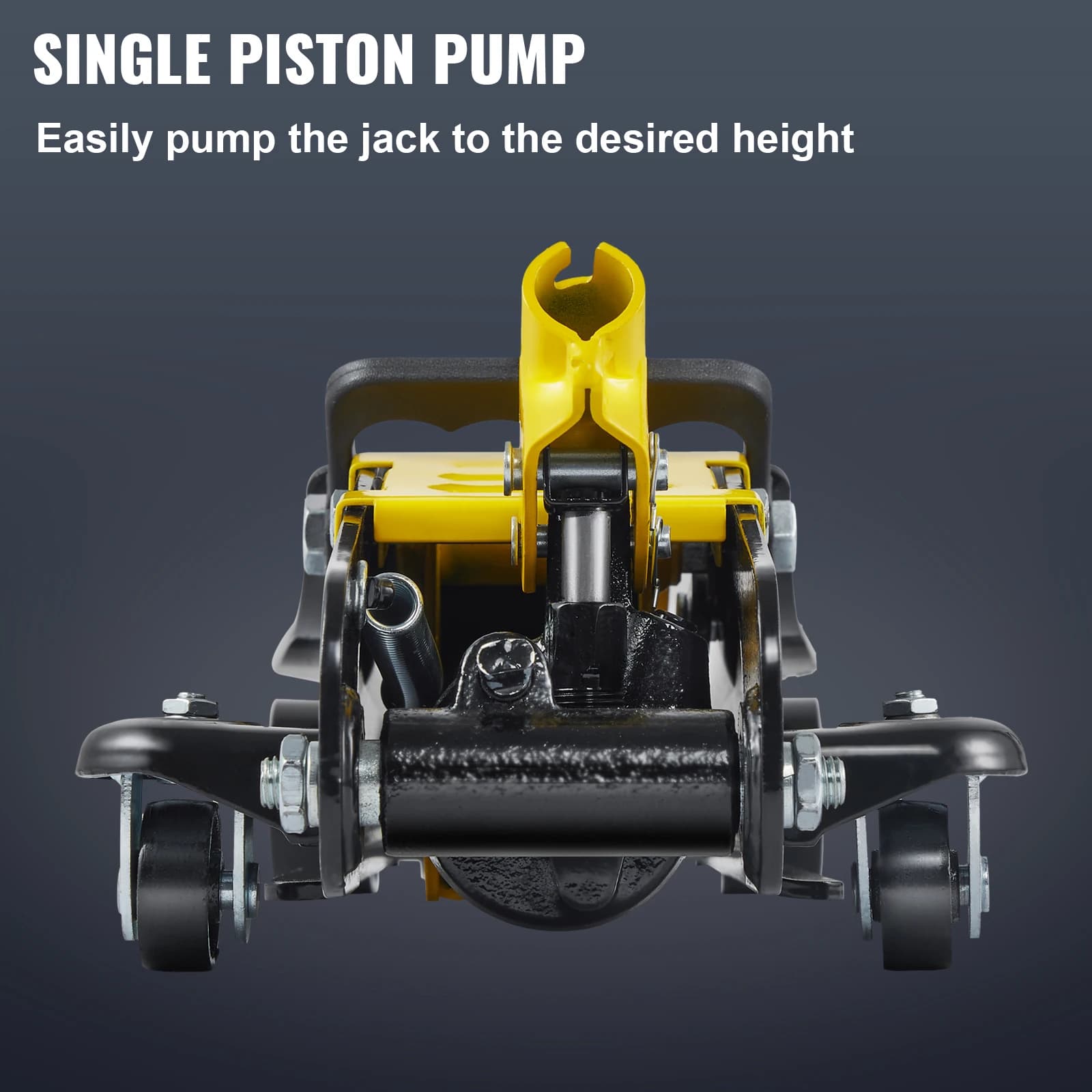 SucceBuy 2.5T Floor Hydraulic Jack Pneumatic Low Profile Floor Jack Heavy-Duty Steel Racing Floor Jack with Piston Lift Pump - Thumbnail 6