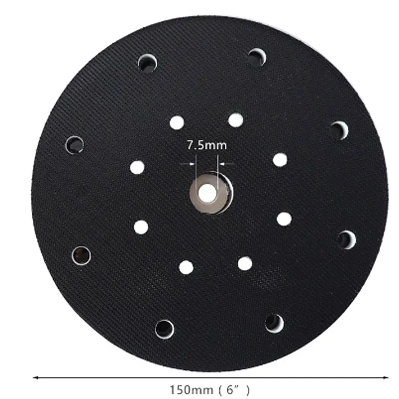 6-Inch Sanding Pad | Hook & Loop Backing Disc for Festool Sanders | Durable Abrasive Machine Replacement - Thumbnail 4