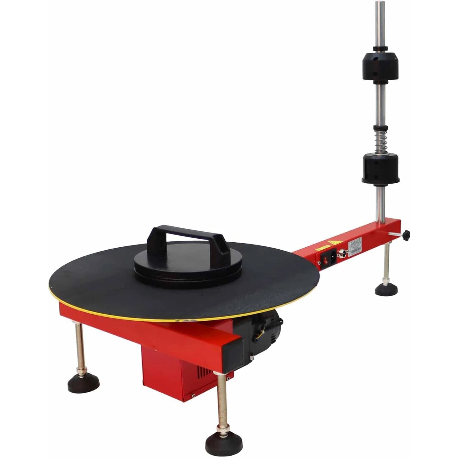 Semi-Automatic Pallet Wrapping Machine | 110 LBS Load Capacity | 220V Industrial Film Dispenser - Thumbnail 4
