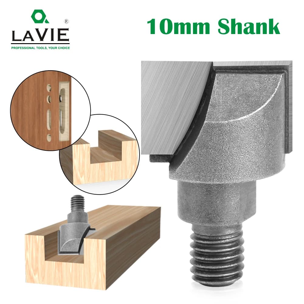 Bottom Cleaning Router Bit | 10mm Screw Thread Lock | CNC Woodworking Milling Cutter - Thumbnail 5