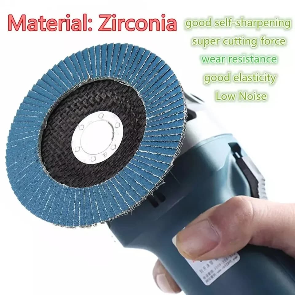 125mm Flap Disc Grinding Wheel | 40/60/80/120 Grit | For Metal Angle Grinder - Thumbnail 2
