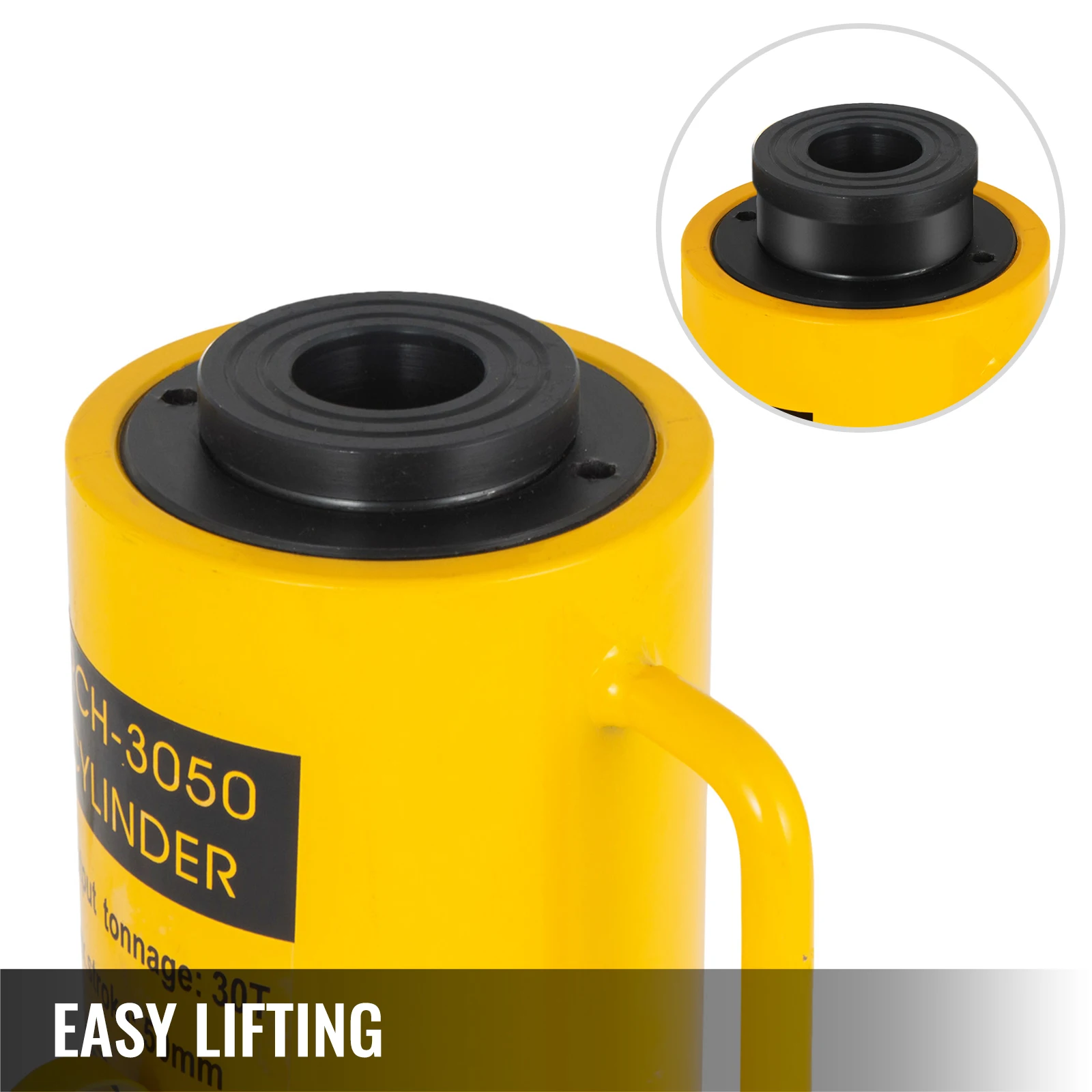 Single-Acting Hydraulic Ram | 20T-60T Capacity | 100mm Stroke Heavy-Duty Lifting Cylinder - Thumbnail 3