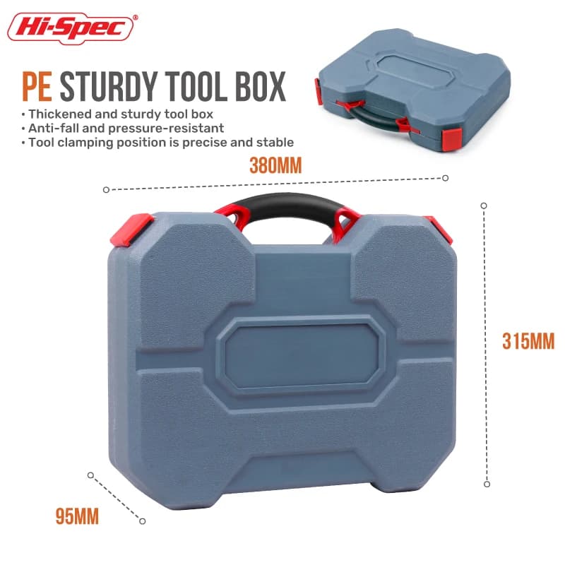 Socket Wrench Set | 1/2, 3/8, 1/4 Drive | Complete Home & Auto Repair Kit - Thumbnail 7