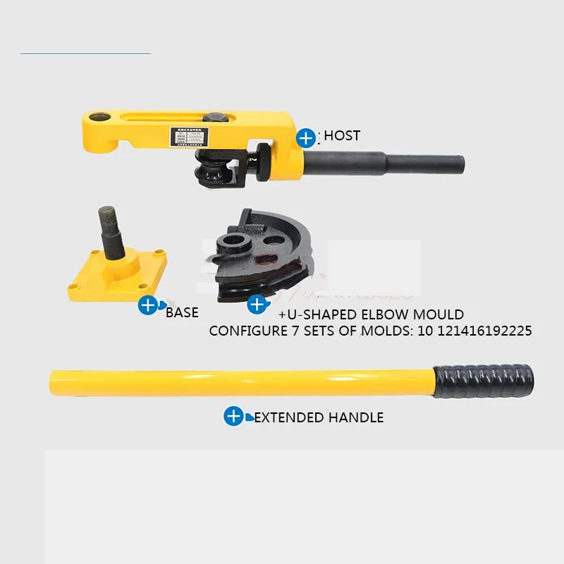 Manual Pipe Bender | SWG-25S Model | Heavy-Duty Tube Forming Tool - Thumbnail 4