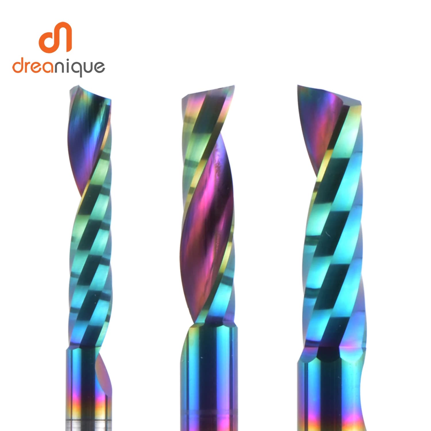 Flute Carbide End Mill | 3.175-6mm | DLC Coating for Aluminum & Acrylic - Thumbnail 2