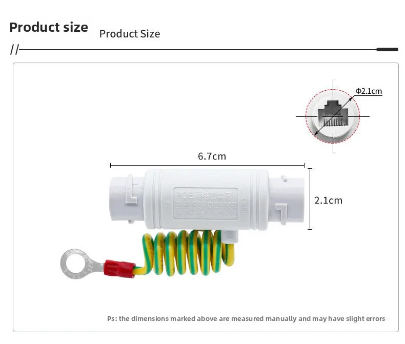 Outdoor POE Surge Protector | 12-57V Gigabit | Waterproof Network Protection for CCTV & Security Systems - Thumbnail 5