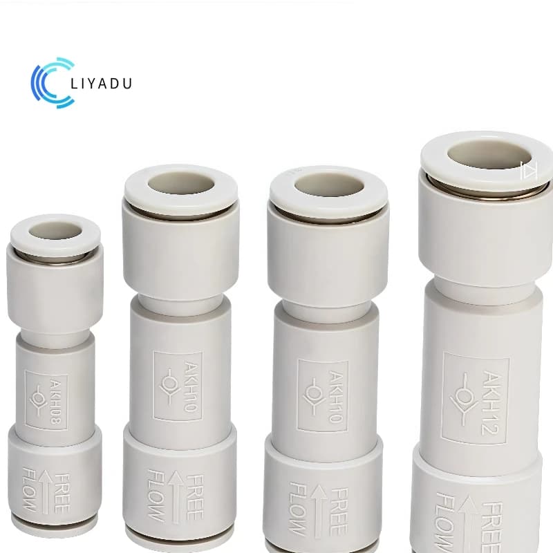 One-Way Air Check Valve | Pneumatic Non-Return Valve | 6mm-12mm Sizes - Thumbnail 2