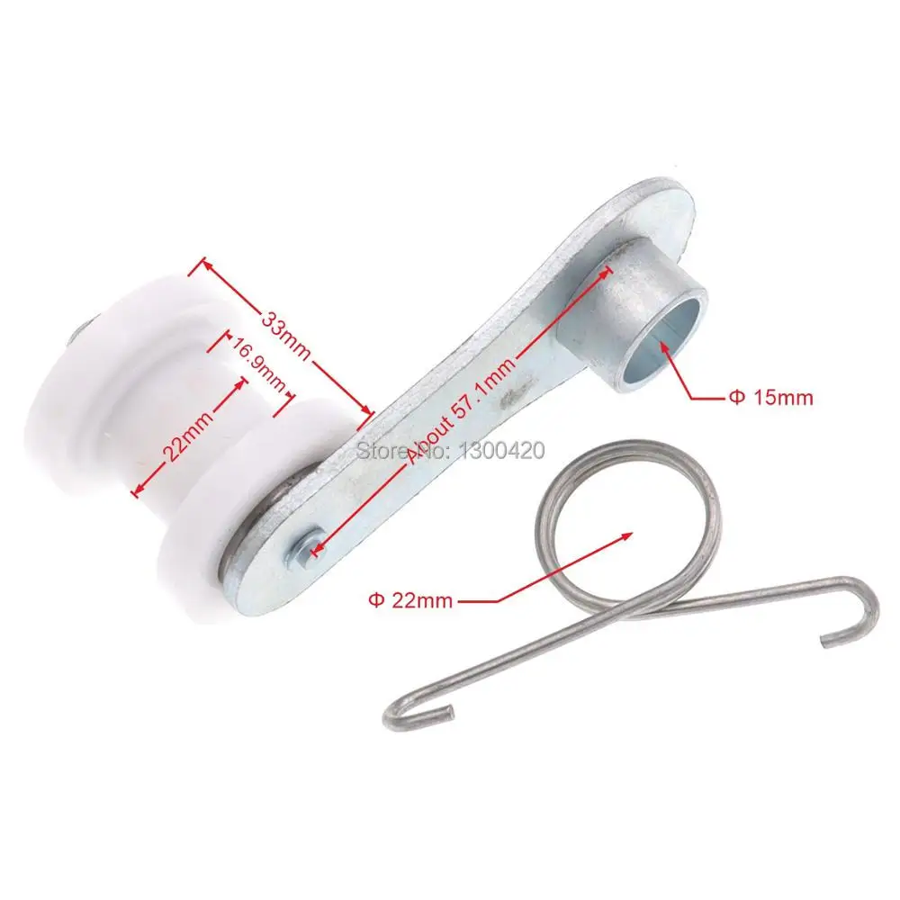 Chain Tensioner Adjuster | Universal Fit for 50cc-140cc Scooters & Dirt Bikes | Spring-Loaded - Thumbnail 2
