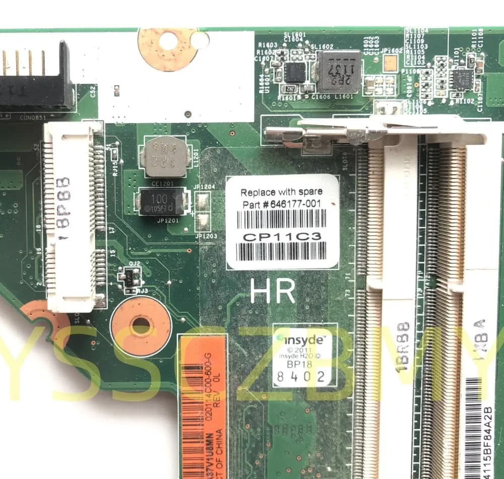 HP CQ43 CQ57 Laptop Motherboard | HM65 Chipset | Compatible with i3 i5 CPU | Tested OK - Thumbnail 4