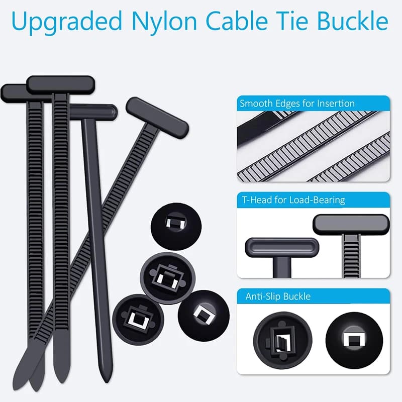 Professional-Grade Self-Locking Cable Ties | Heavy-Duty Fastening & Wire Management Kit - Thumbnail 5