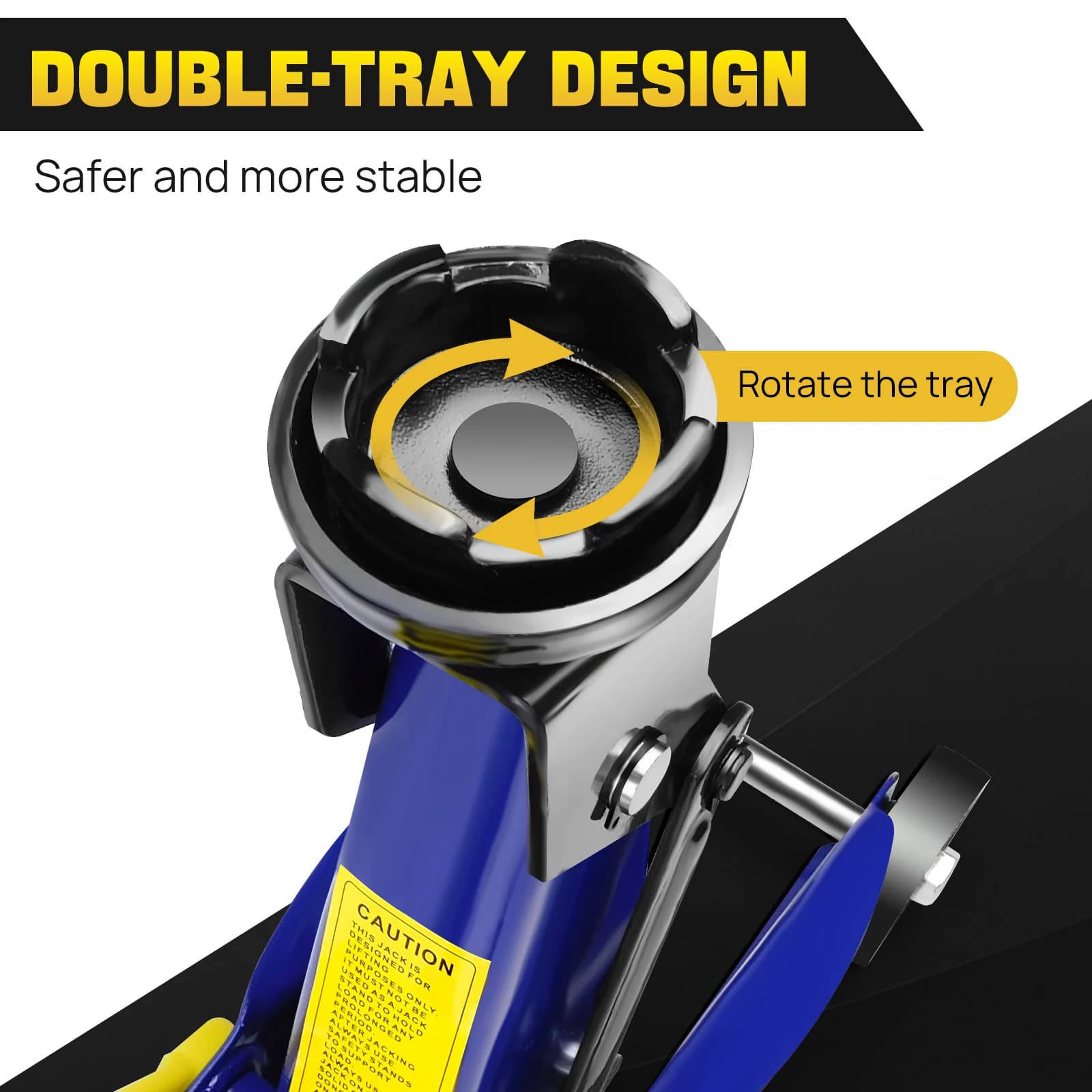 2-Ton Low-Profile Floor Jack & 3-Ton Stand Set | Complete Garage Lift & Tire Repair Kit - Thumbnail 5
