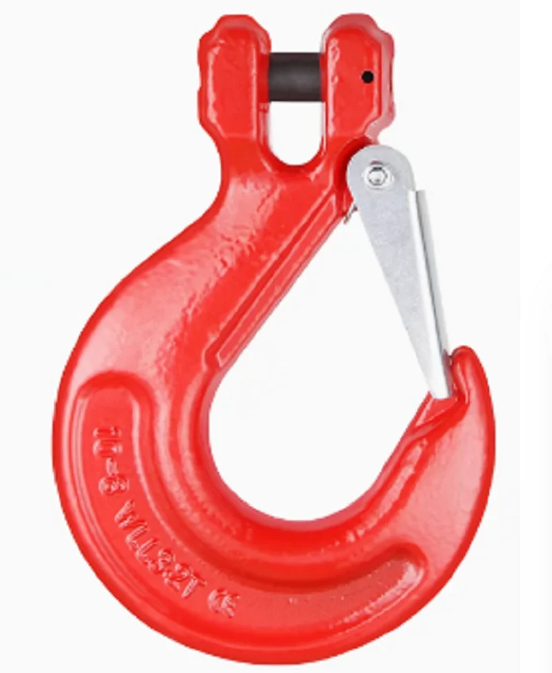 1.12T-3Ton 322 swivel sling hook with latch industrial grade lifting rigging hardware forged alloy steel hoist crane winch chain - Thumbnail 3