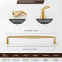 Brushed gold-160MM