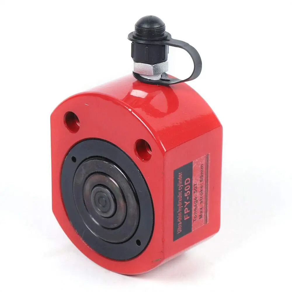 50-Ton Hydraulic Ram | Low-Profile Heavy-Duty Cylinder for Bridge & Machinery Lifting - Thumbnail 2