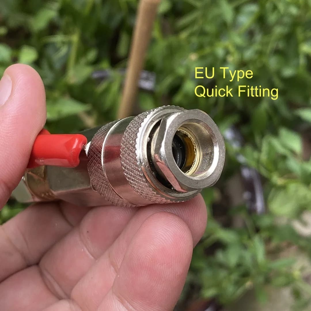 Pneumatic Switch Valve C-Janpan Type And Europe Type Air Compressor & Gun Switch On/Off Quick Connect Fitting Coupler Valve - Thumbnail 5