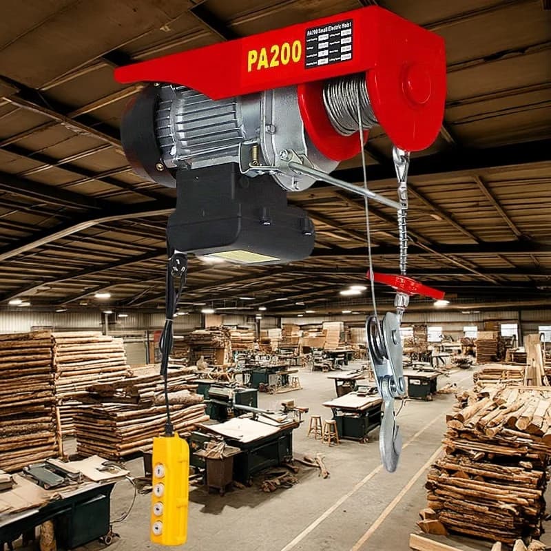 300kg Electric Hoist | 220V Heavy-Duty Winch for Garage & Warehouse Lifting - Thumbnail 4