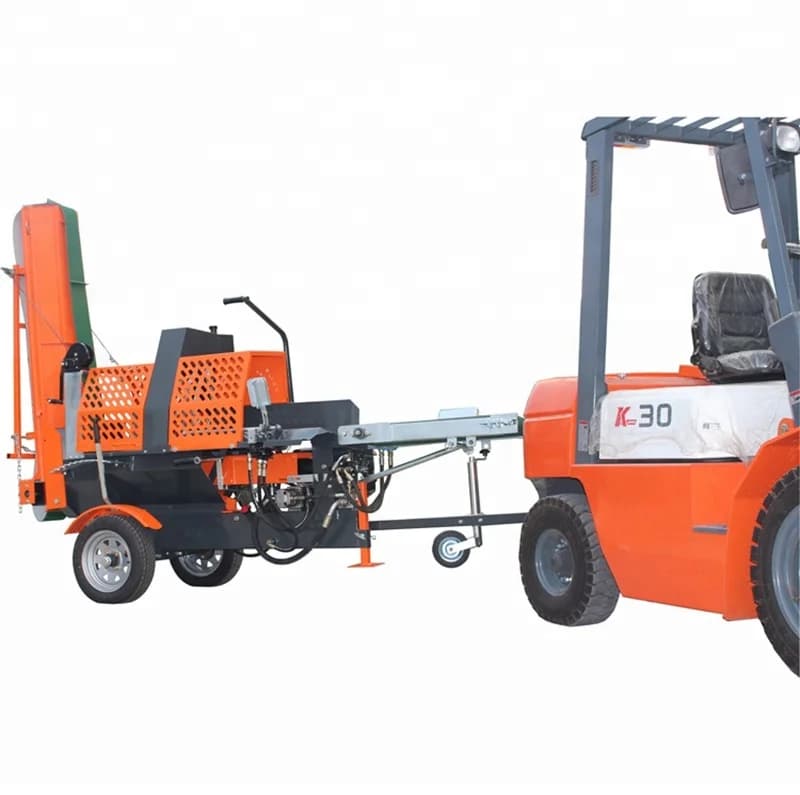 Portable Firewood Saw Machine Diesel Powered Log Cutting Equipment Wood Log Processor for Sale - Thumbnail 2