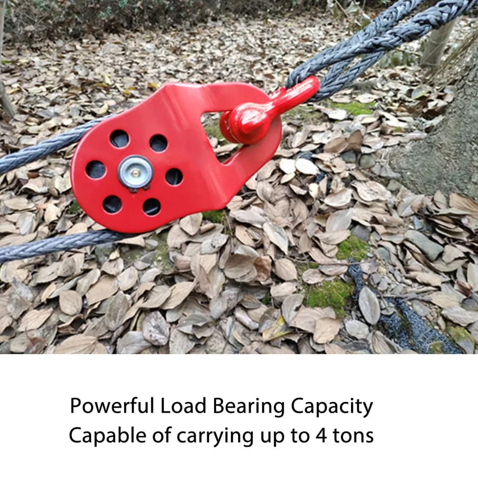 3 Ton Snatch Block | Heavy Duty Recovery Pulley | Truck & Tractor Towing - Thumbnail 6