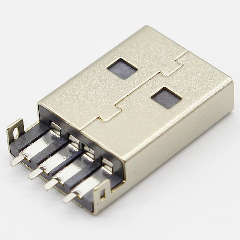 USB 2.0 A-Male SMT Connectors | 10-Pack for Data & Charging | G49 Series - Image 1