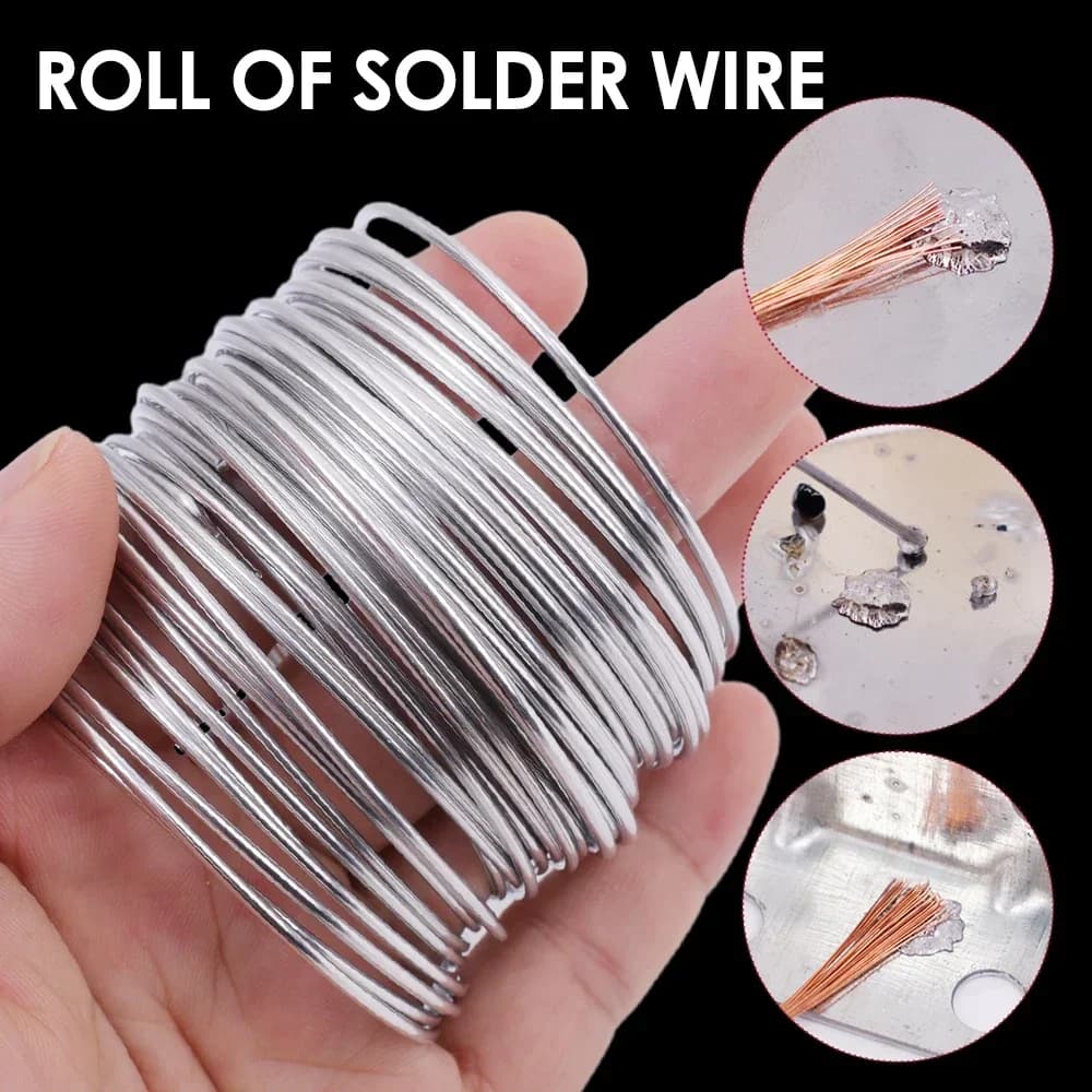 Low-Temp Solder Wire | 20-Gauge Aluminum Alloy for Easy DIY Welding & Repair - Thumbnail 2