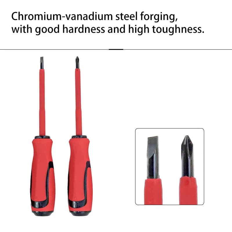 7-in-1 Wire Stripper & Crimping Tool | Insulated Magnetic Screwdriver Set - Thumbnail 2