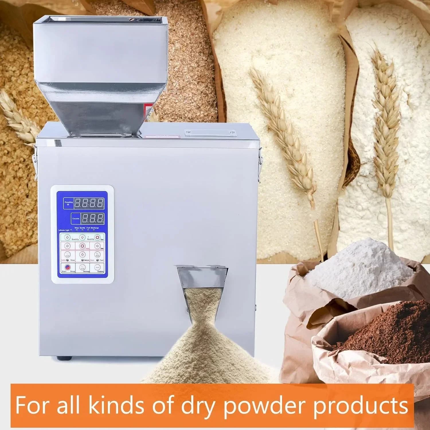 Automatic Powder Filler | Precision Dispenser for Flour, Beans & Glitter | 500g Capacity - Thumbnail 4