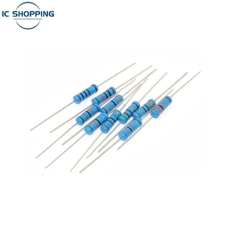 Metal Film Resistor Kit | 20-Piece 1% Tolerance Set | 0.1 Ohm to 1M Ohm Values - Thumbnail 3